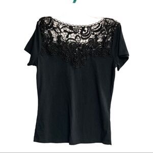 VENUS, Women’s top, size medium, Black,Embroidery‎